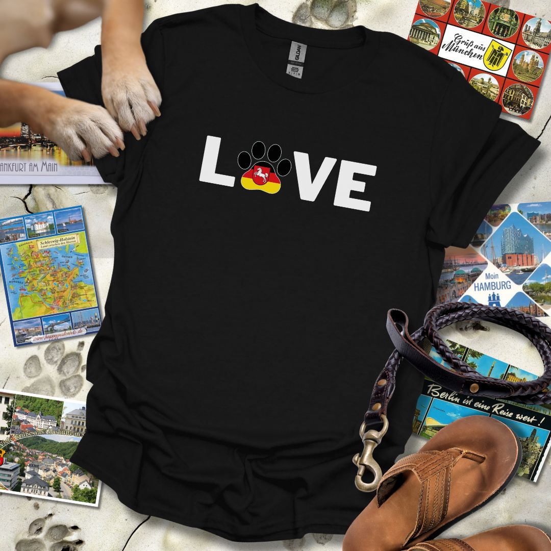 Love Pfote - Niedersachsen - T-Shirt Unisex Slim Fit