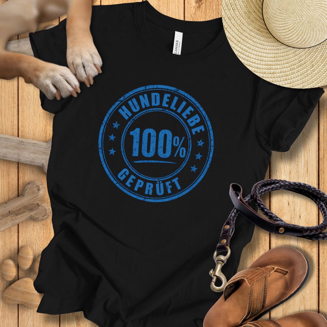 100% Hundeliebe - T-Shirt Unisex Modern Fit - Weich & Leicht
