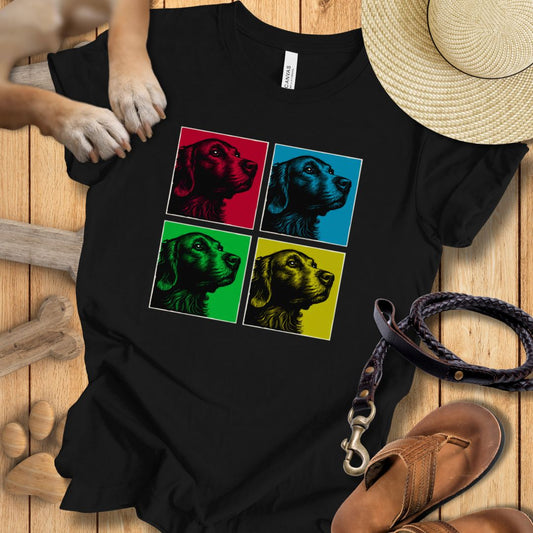 Pop Art Golden Retriever - T-Shirt Unisex Modern Fit - Weich & Leicht