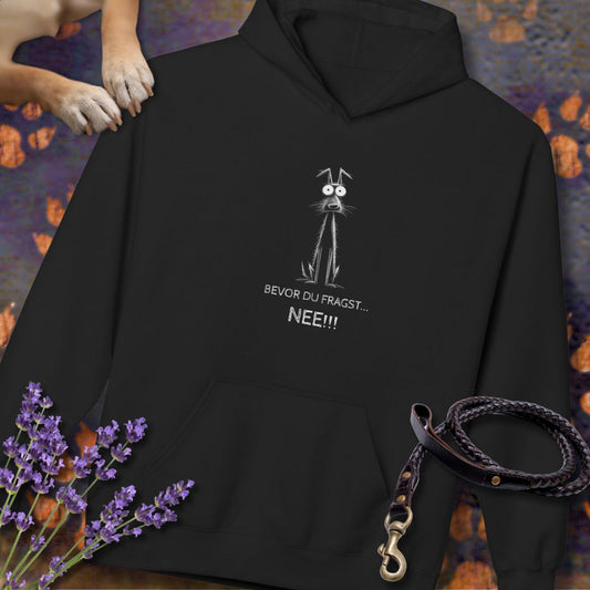 Bevor Du fragst NEE - Unisex Modern Fit Hoodie
