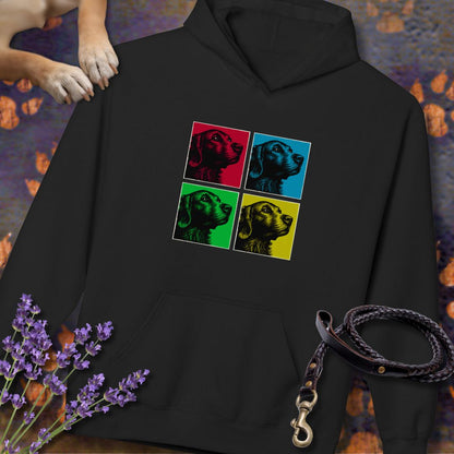 Pop Art Golden Retriever - Unisex Modern Fit Hoodie
