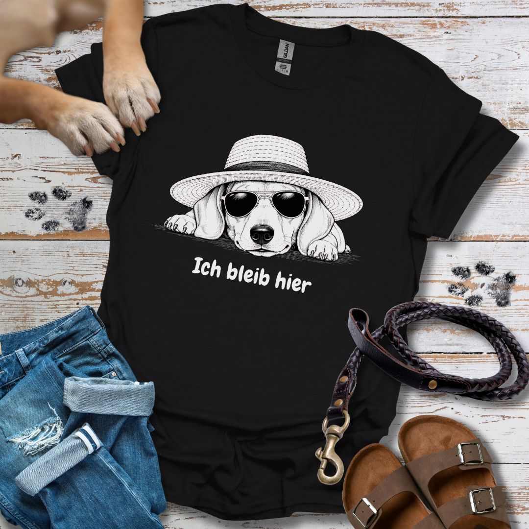T-Shirt des Monats August - Ich bleib hier - Classic Fit - Bequemer Klassiker