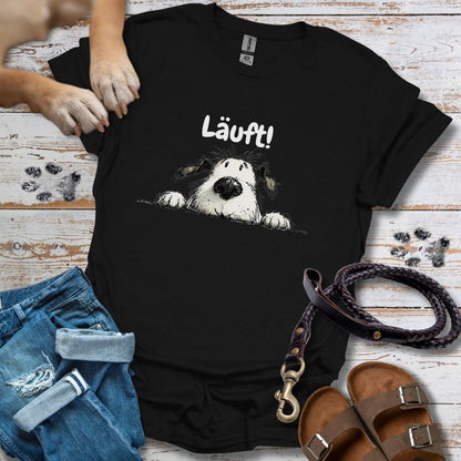 Läuft! - T-Shirt Unisex Classic Fit Bequemer Klassiker
