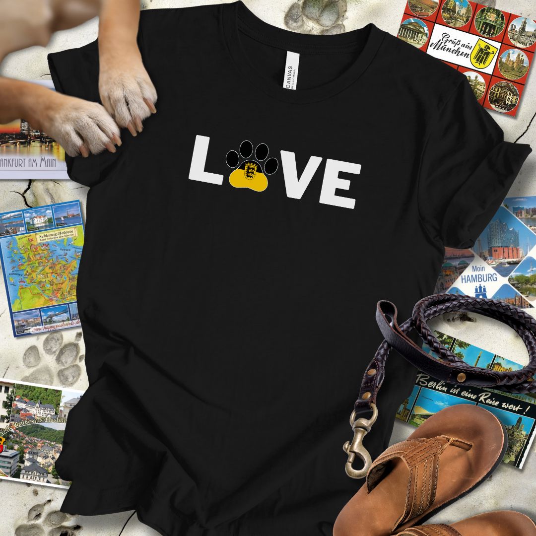 Love Pfote - Baden-Württemberg - T-Shirt Unisex Slim Fit