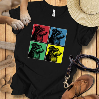 Pop Art Australian Shepherd - T-Shirt Unisex Modern Fit - Weich & Leicht