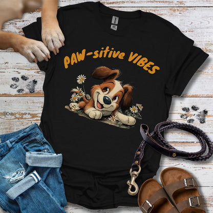 Paw-sitive Vibes 2 - T-Shirt Unisex Classic Fit - Bequemer Klassiker