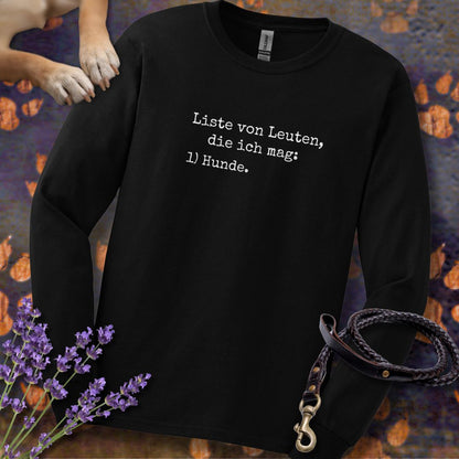 Liste von Leuten, die ich mag - Unisex Longsleeve Classic Fit