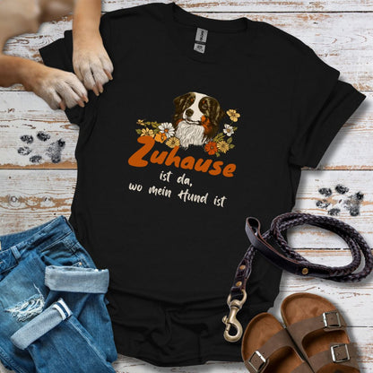 Zuhause ist da, wo mein Hund ist - Australian Shepherd - T-Shirt Unisex Classic Fit - Bequemer Klassiker
