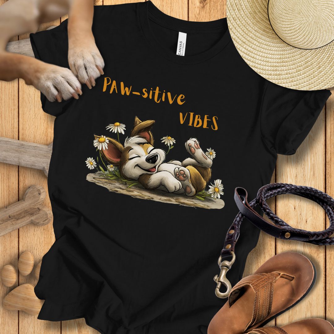Paw-sitive Vibes - T-Shirt Unisex Slim Fit