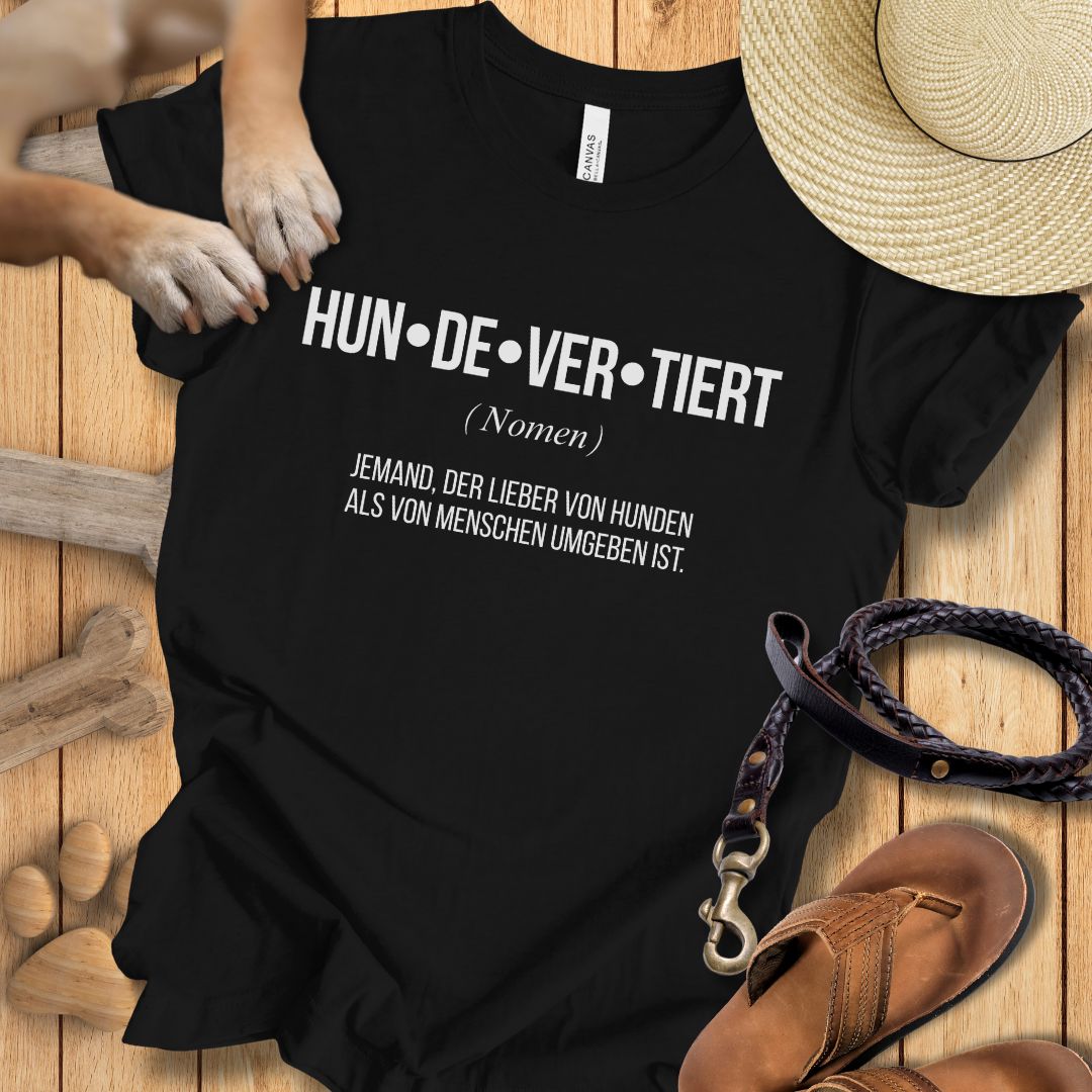 Hun-de-ver-tiert - T-Shirt Unisex Modern Fit - Weich & Leicht