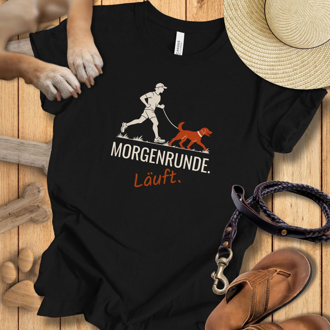 Morgenrunde Mann - Premium T-Shirt Modern Fit - Weich & Leicht