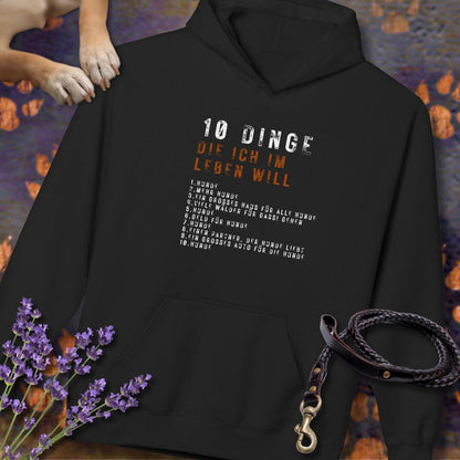 10 Dinge, die ich im Leben will - Unisex Modern Fit Hoodie