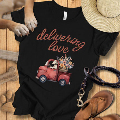 Delivering Love - T-Shirt Unisex Modern Fit - Weich & Leicht