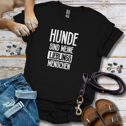 Hunde sind meine Lieblingsmenschen - T-Shirt Unisex Classic Fit Standard Qualität