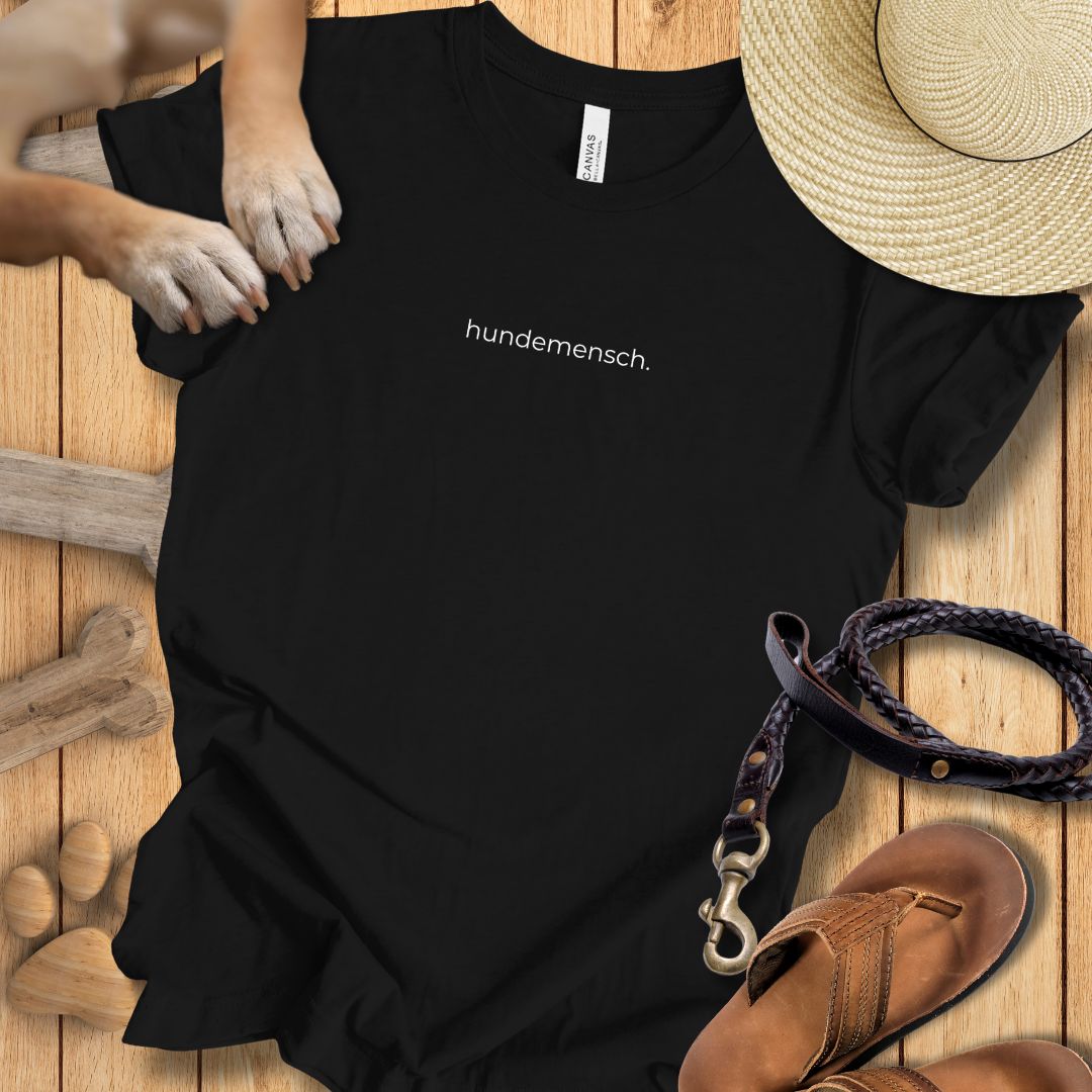 hundemensch. - T-Shirt Unisex Modern Fit - Weich & Leicht