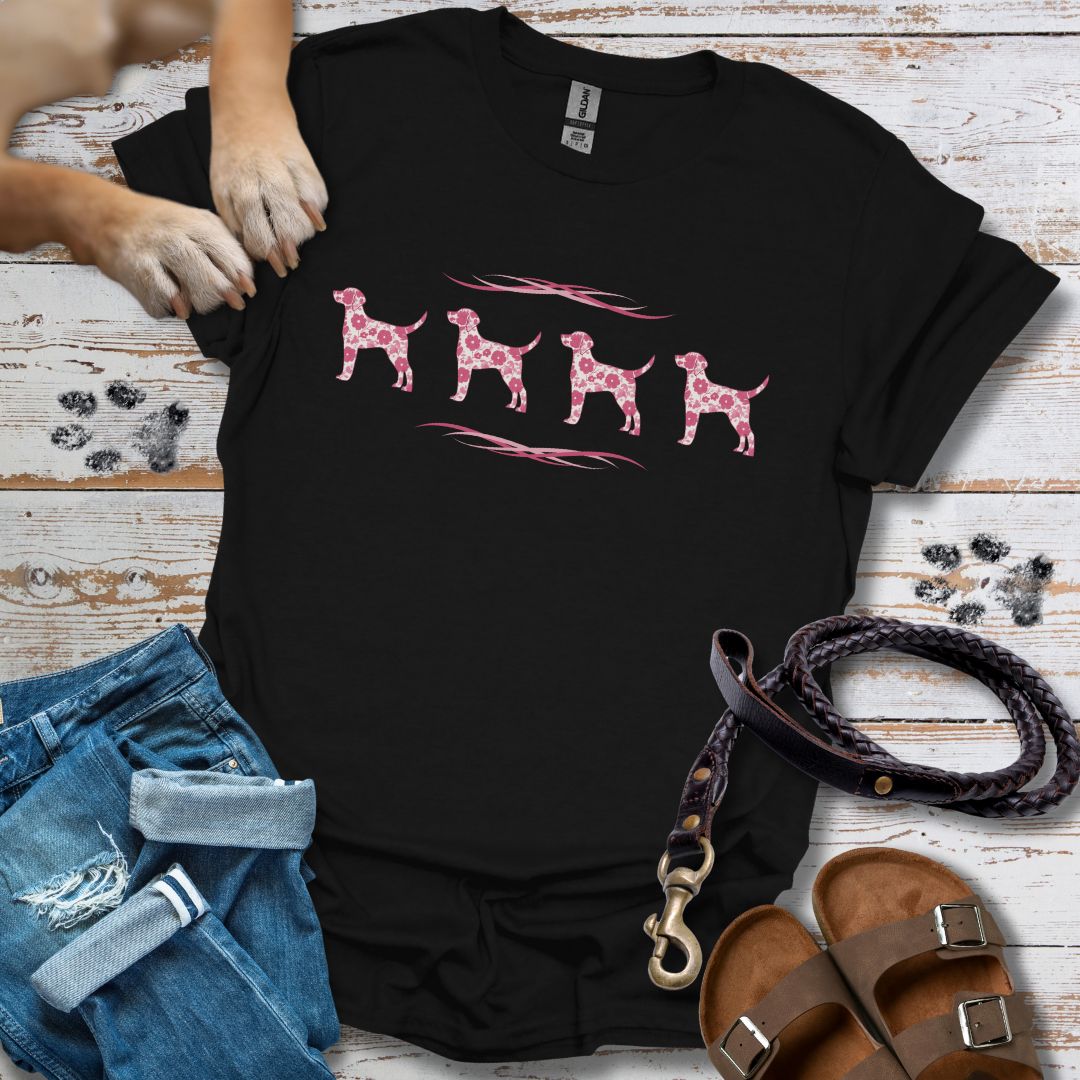 Vier Labradore - T-Shirt Damen Relaxed Fit