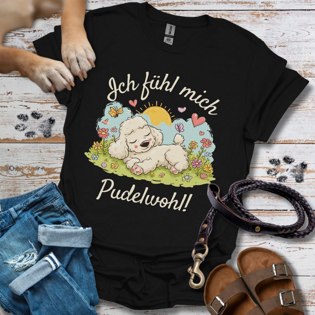 Ich fühl mich pudelwohl - T-Shirt Unisex Relaxed Fit