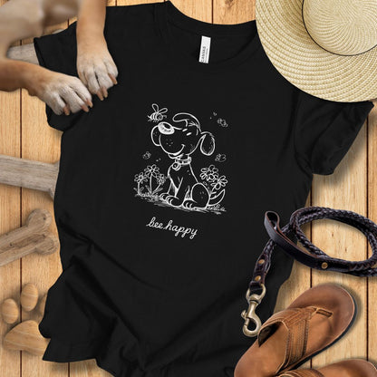 Bee happy - T-Shirt Damen Modern Fit - Weich & Leicht
