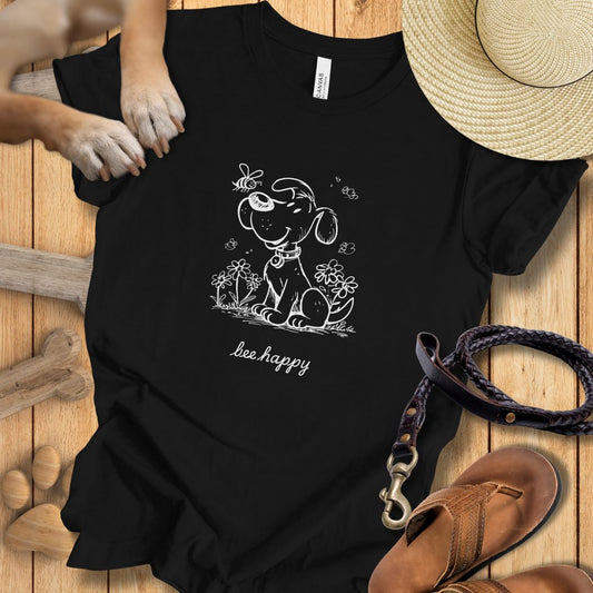 Bee happy - T-Shirt Damen Slim Fit