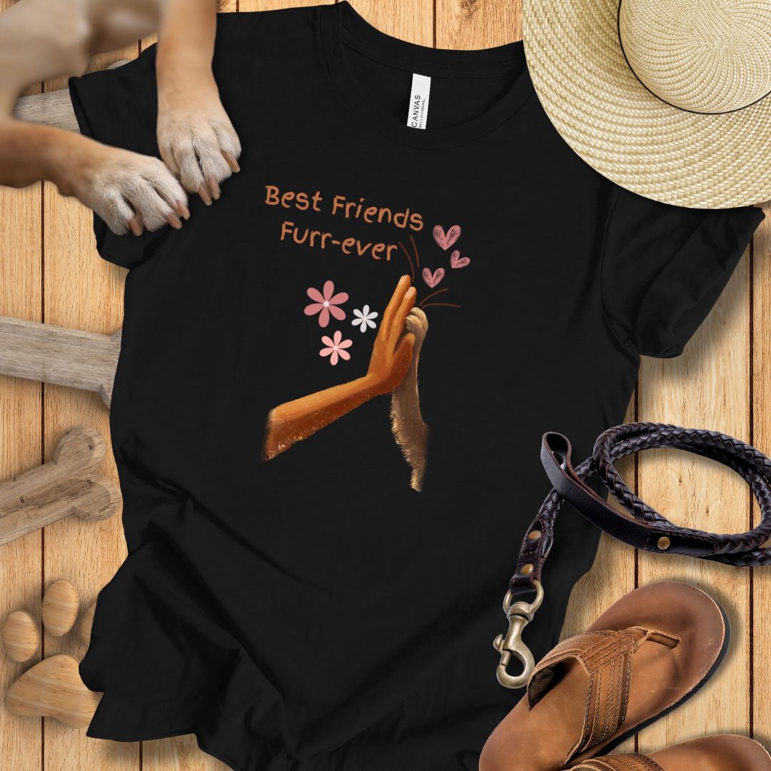 Best Friends 'Furr-ever' - High Five - T-Shirt Unisex Slim Fit