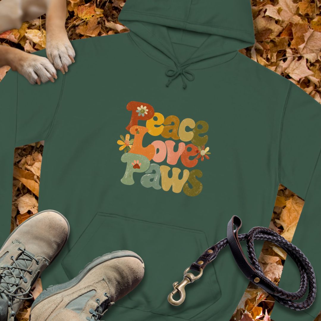 Peace Love Paws – Unisex Classic Fit Hoodie
