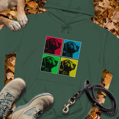 Pop Art Golden Retriever - Unisex Classic Fit Hoodie