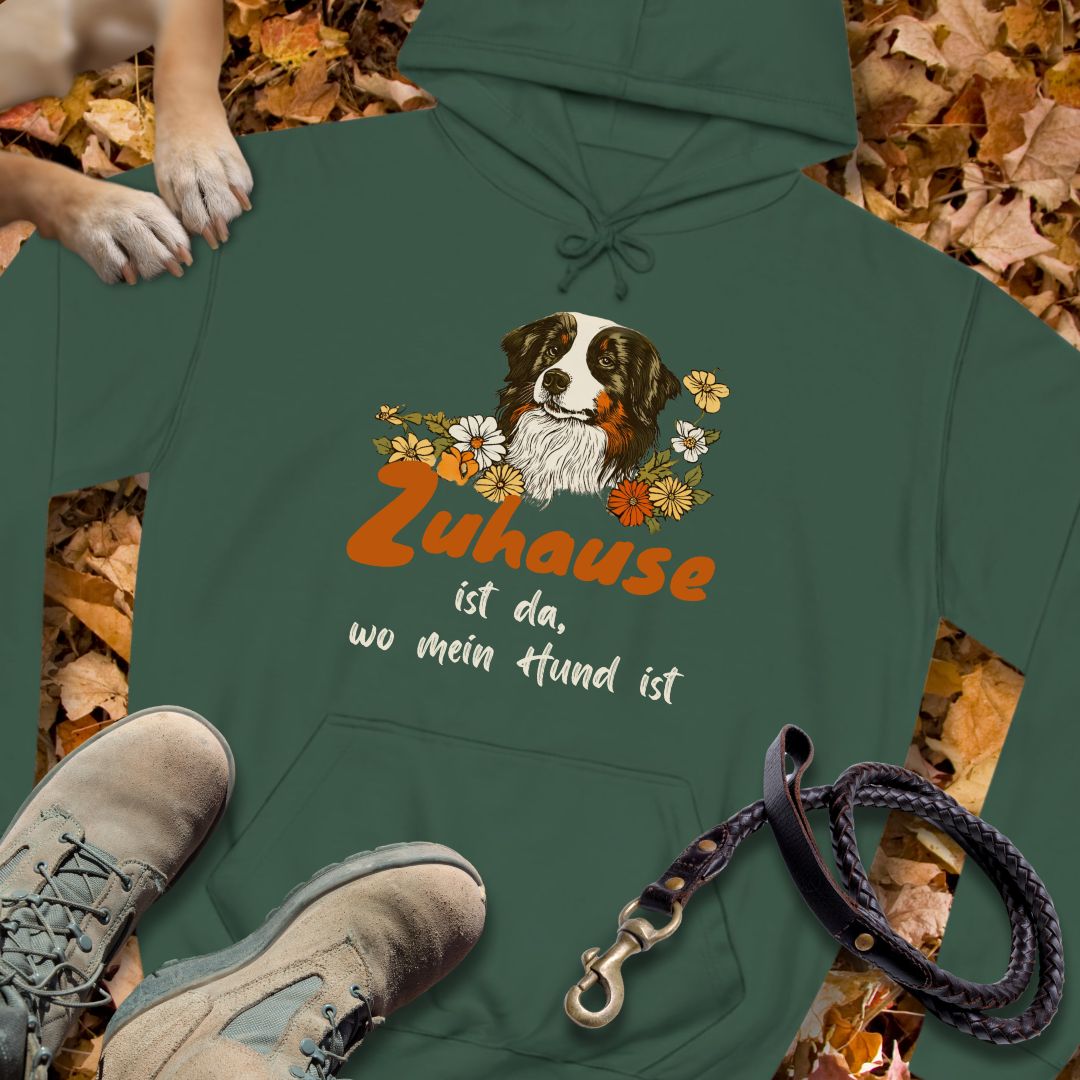 Zuhause ist da wo mein Hund ist - Australian Shepherd - Unisex Classic Fit Hoodie