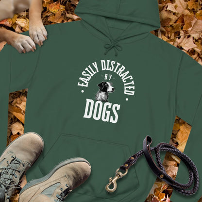 Easily Distracted by Dogs - Unisex Classic Fit Hoodie