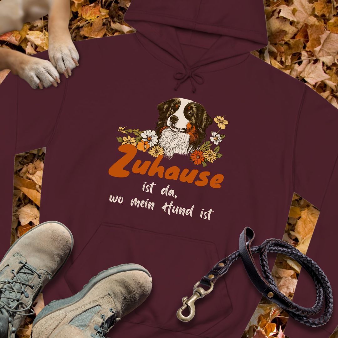 Zuhause ist da wo mein Hund ist - Australian Shepherd - Unisex Classic Fit Hoodie