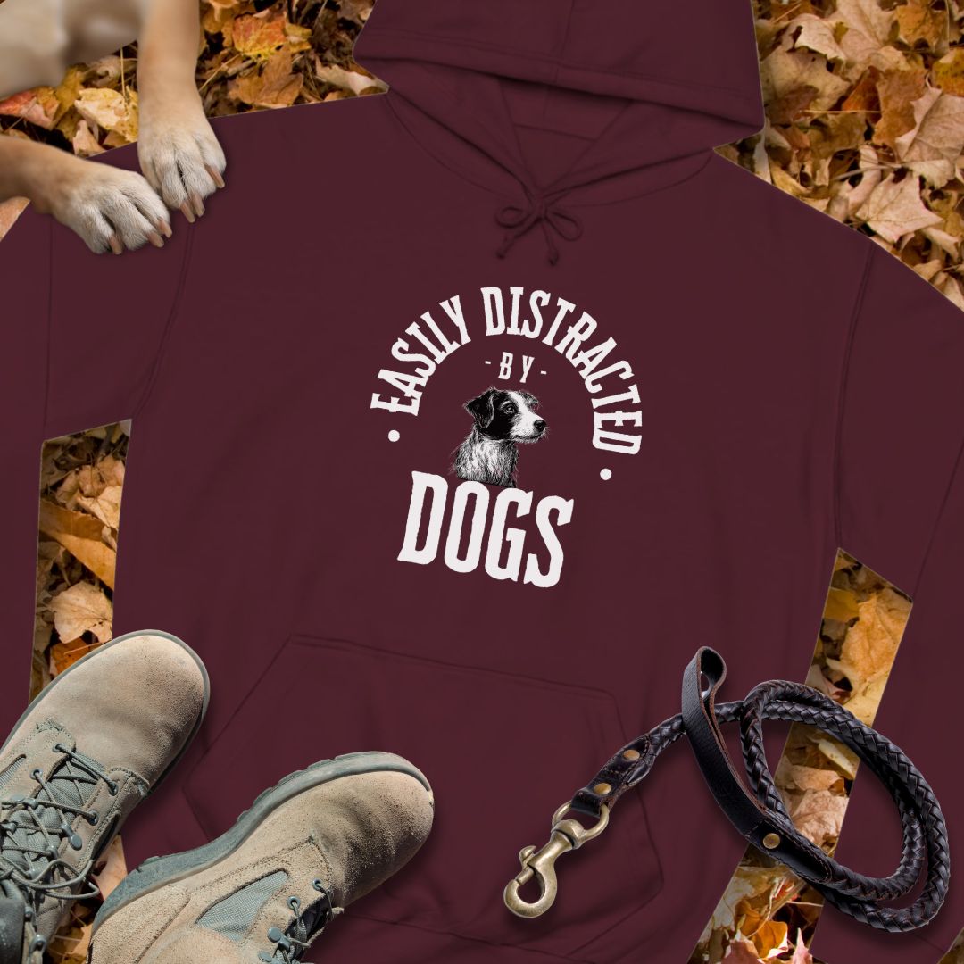 Easily Distracted by Dogs - Unisex Classic Fit Hoodie