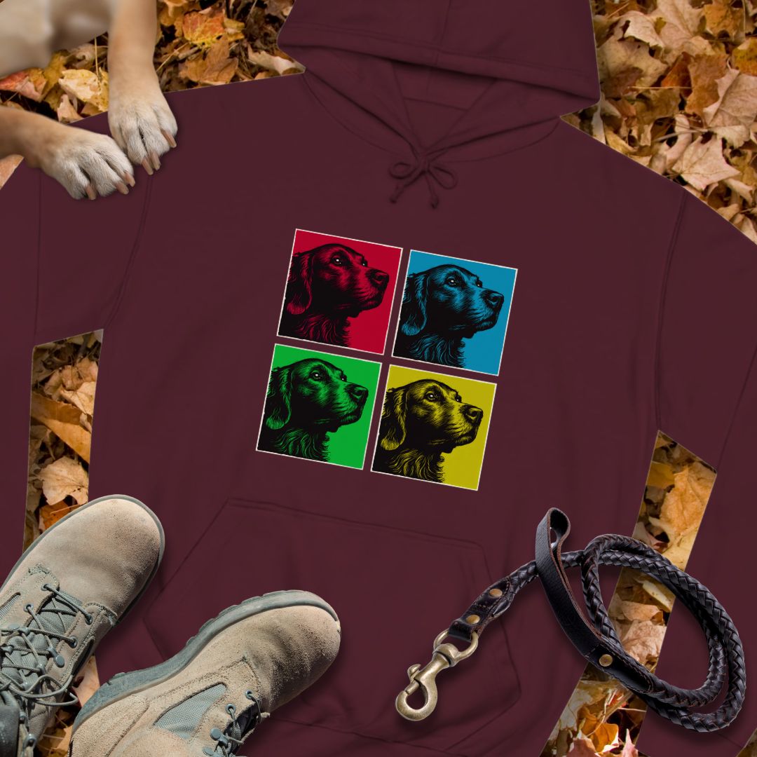 Pop Art Golden Retriever - Unisex Classic Fit Hoodie