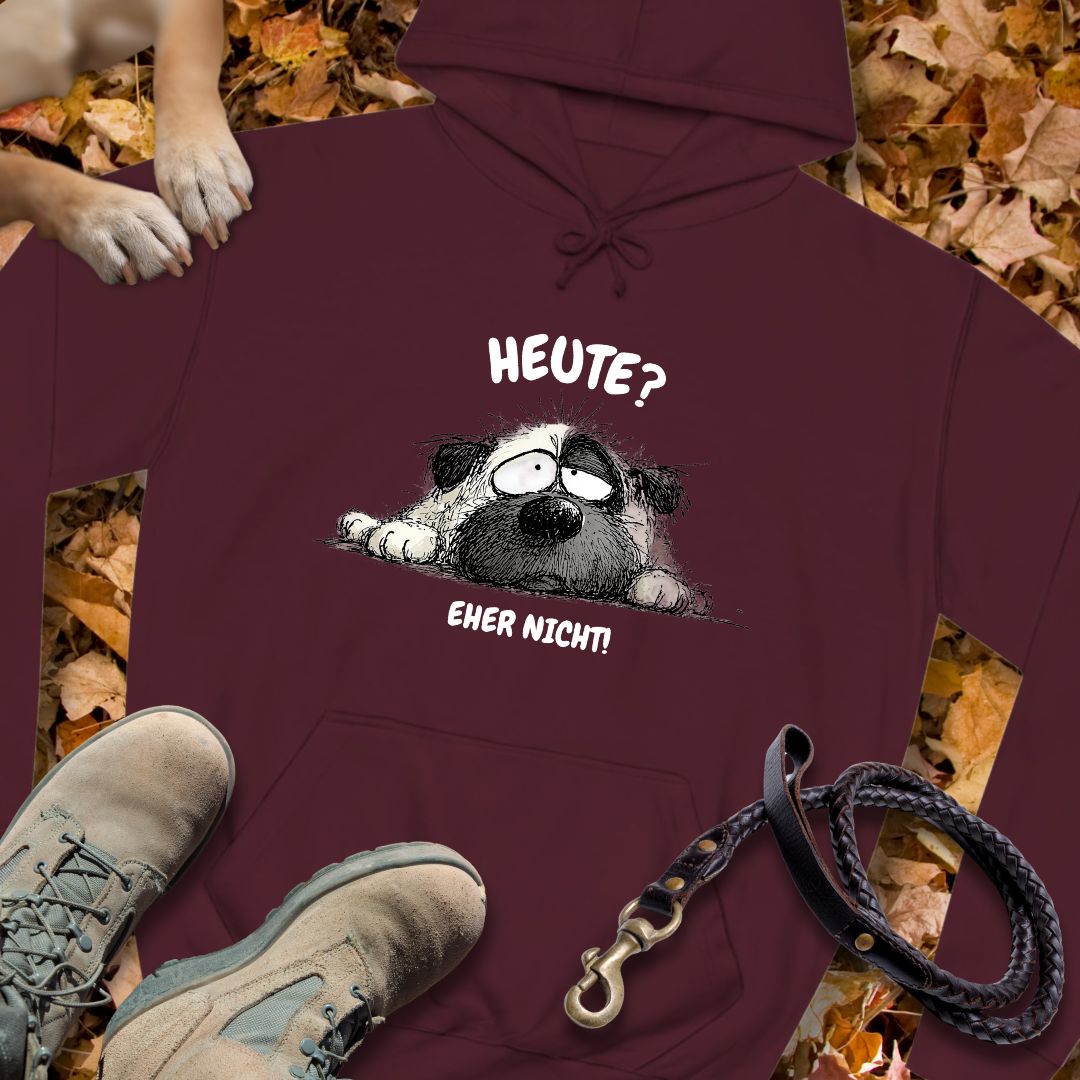 Heute? Eher Nicht - Unsisex Classic Fit Hoodie