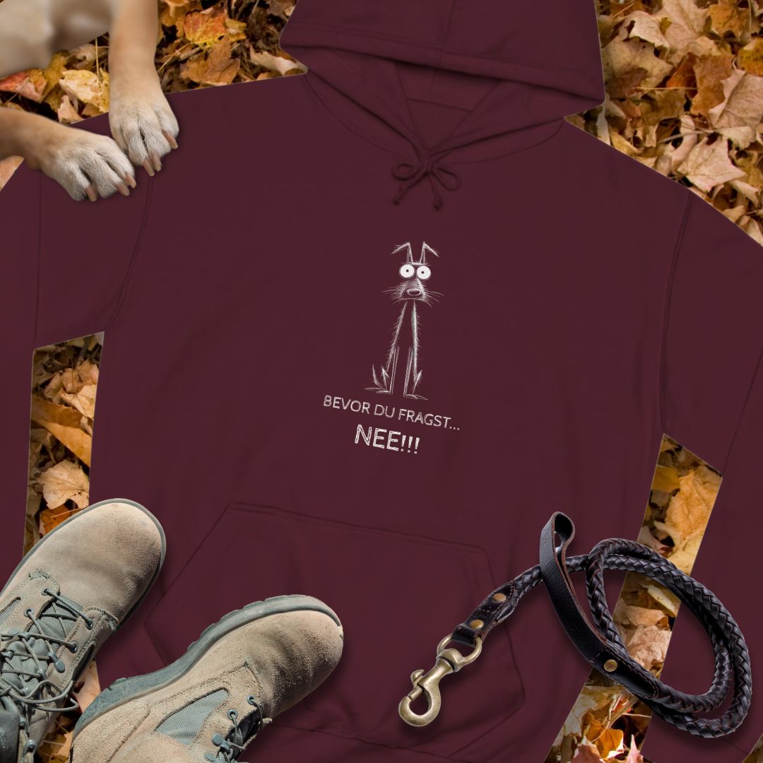 Bevor Du fragst NEE - Unisex Classic Fit Hoodie