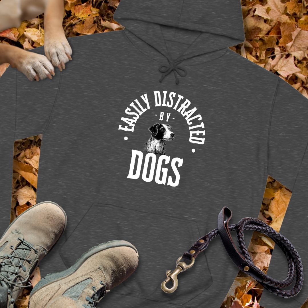 Easily Distracted by Dogs - Unisex Classic Fit Hoodie