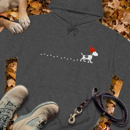Kleiner Hund im Schnee - Unisex Classic Fit Hoodie