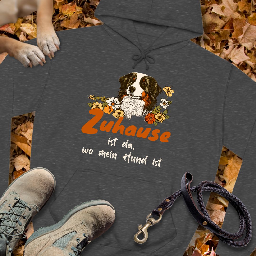 Zuhause ist da wo mein Hund ist - Australian Shepherd - Unisex Classic Fit Hoodie