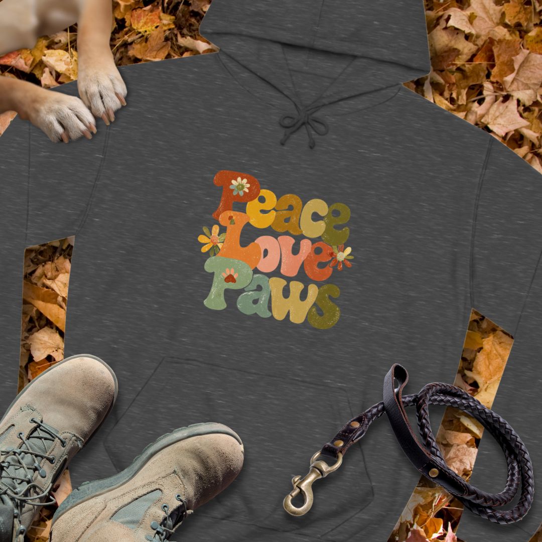 Peace Love Paws – Unisex Classic Fit Hoodie