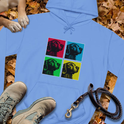 Pop Art Golden Retriever - Unisex Classic Fit Hoodie