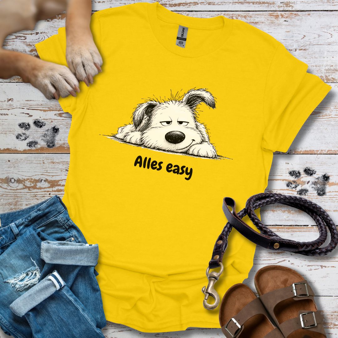 T-Shirt des Monats Juli - Alles easy - Classic Fit - Bequemer Klassiker