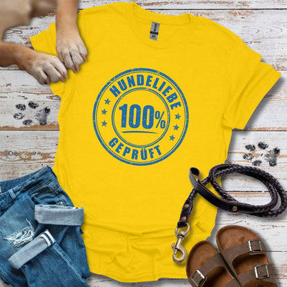 100% Hundeliebe - T-Shirt Unisex Classic Fit - Bequemer Klassiker