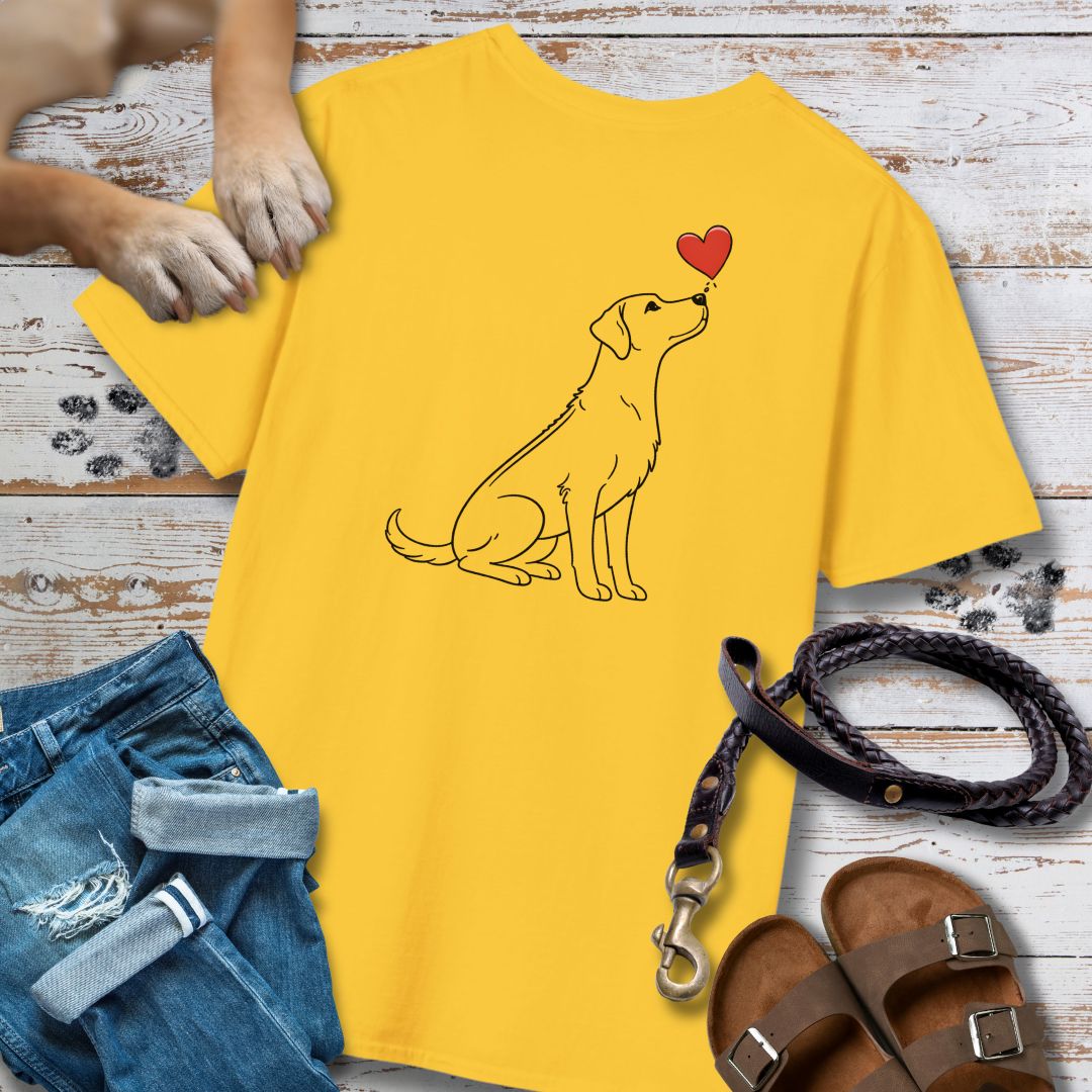 Herzenshunde - Ridgeback - Vorne & Hinten - T-Shirt Classic Fit - Bequemer Klassiker