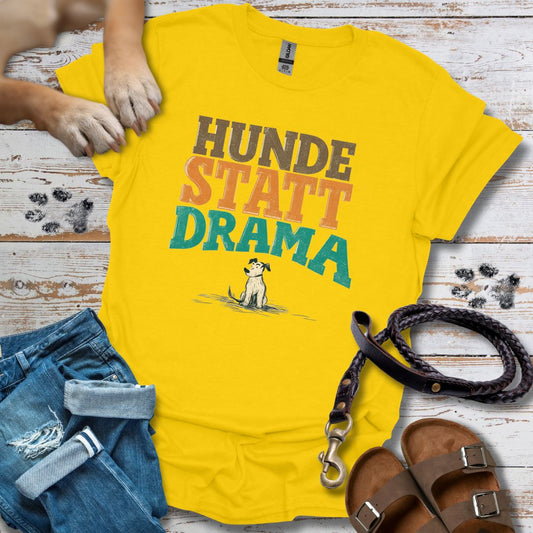 Hunde statt Drama -T-Shirt Unisex Classic Fit - Bequemer Klassiker
