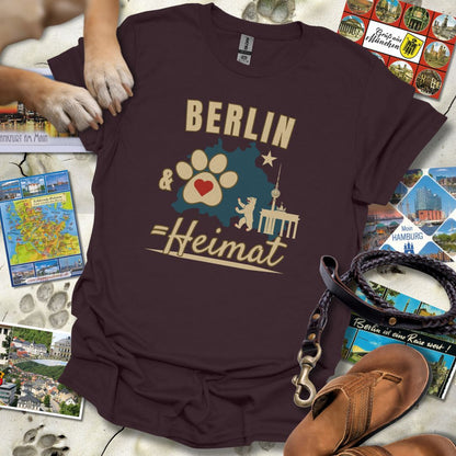 Berlin & Hund = Heimat - T-Shirt Unisex Classic Fit - Bequemer Klassiker