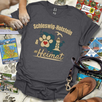 Schleswig-Holstein & Hund = Heimat - T-Shirt Unisex Classic Fit - Bequemer Klassiker