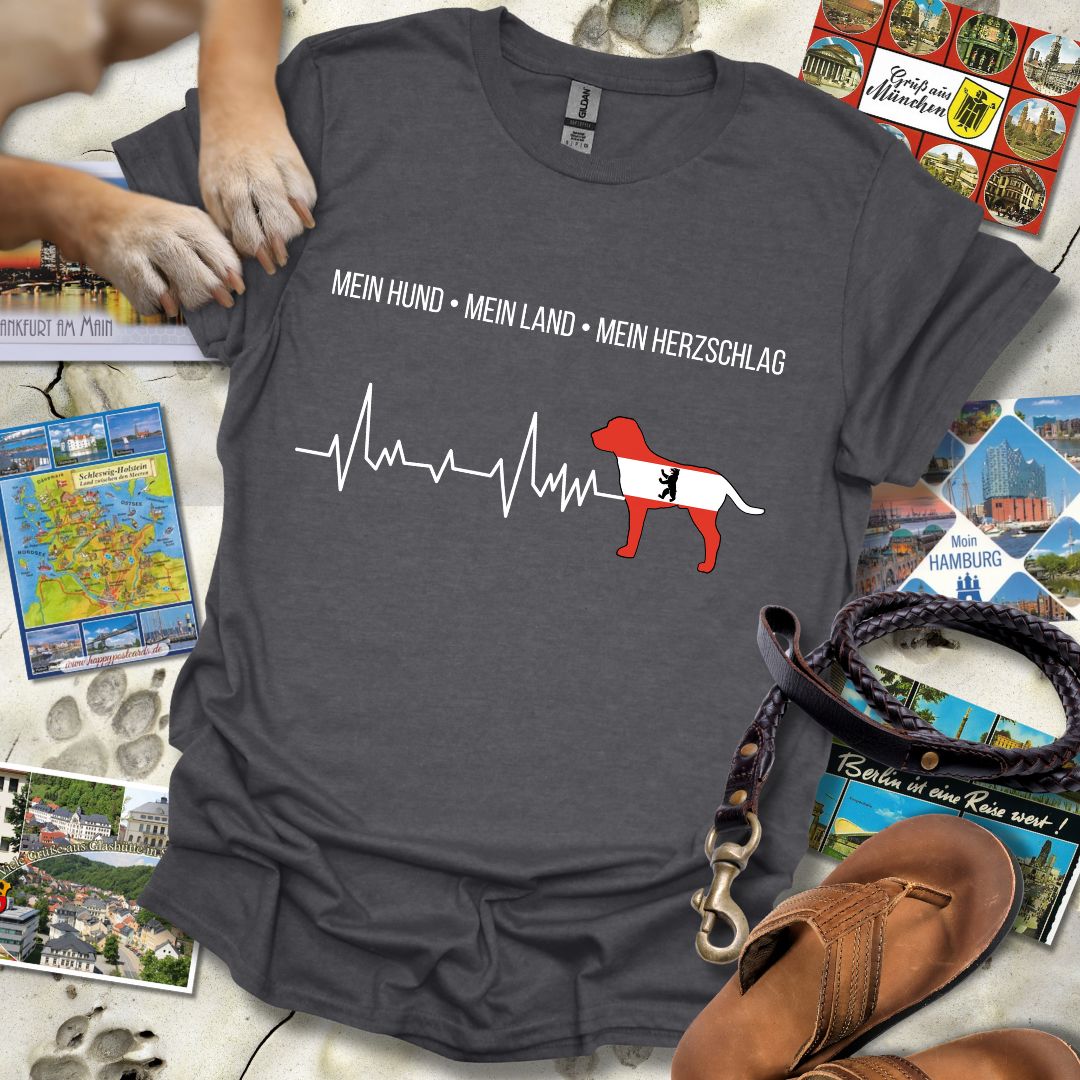 Mein Hund, Mein Land, Mein Herzschlag - Berlin - T-Shirt Unisex Relaxed Fit