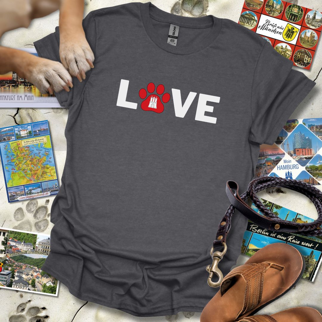 Love Pfote - Hamburg - T-Shirt Unisex Relaxed Fit