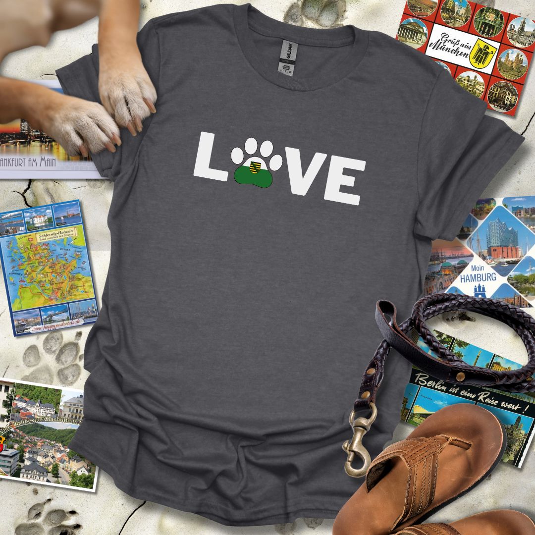 Love Pfote - Sachsen - T-Shirt Unisex Relaxed Fit
