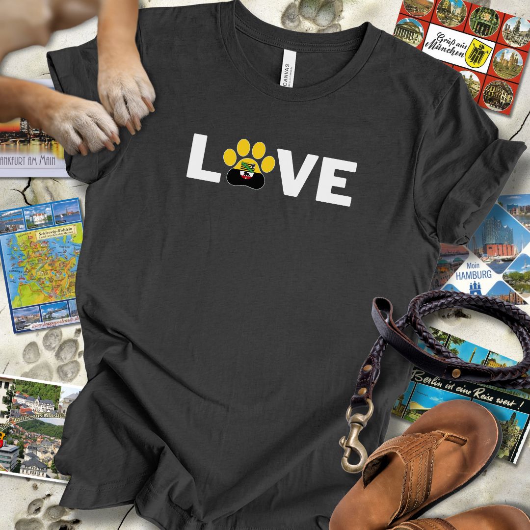 Love Pfote - Sachsen-Anhalt - T-Shirt Unisex Slim Fit