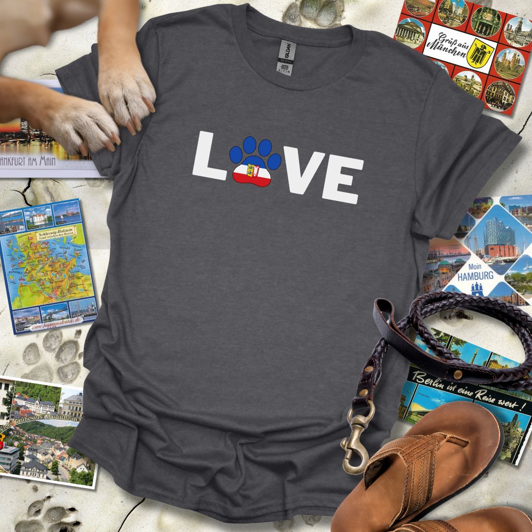 Love Pfote - Schleswig Holstein - T-Shirt Unisex Relaxed Fit