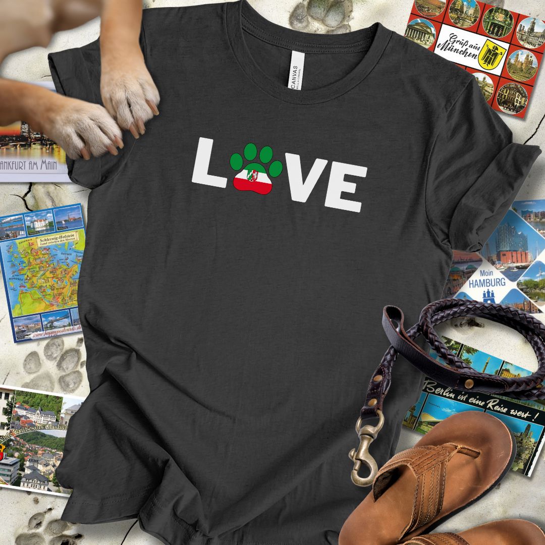 Love Pfote - Nordrhein-Westfalen - T-Shirt Unisex Slim Fit
